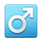 Male Sign emoji on Samsung